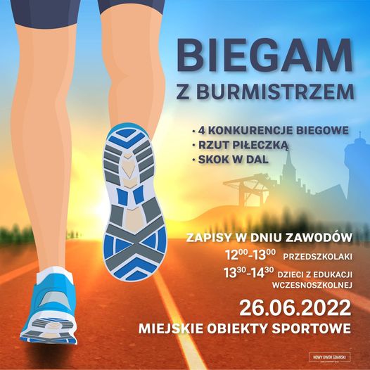 biegam z burmistrzem nowy dwor gd plakat