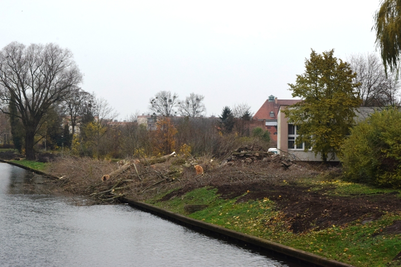 bulwar nad tugą trwają prace. Powstaje bulwar nad Tugą