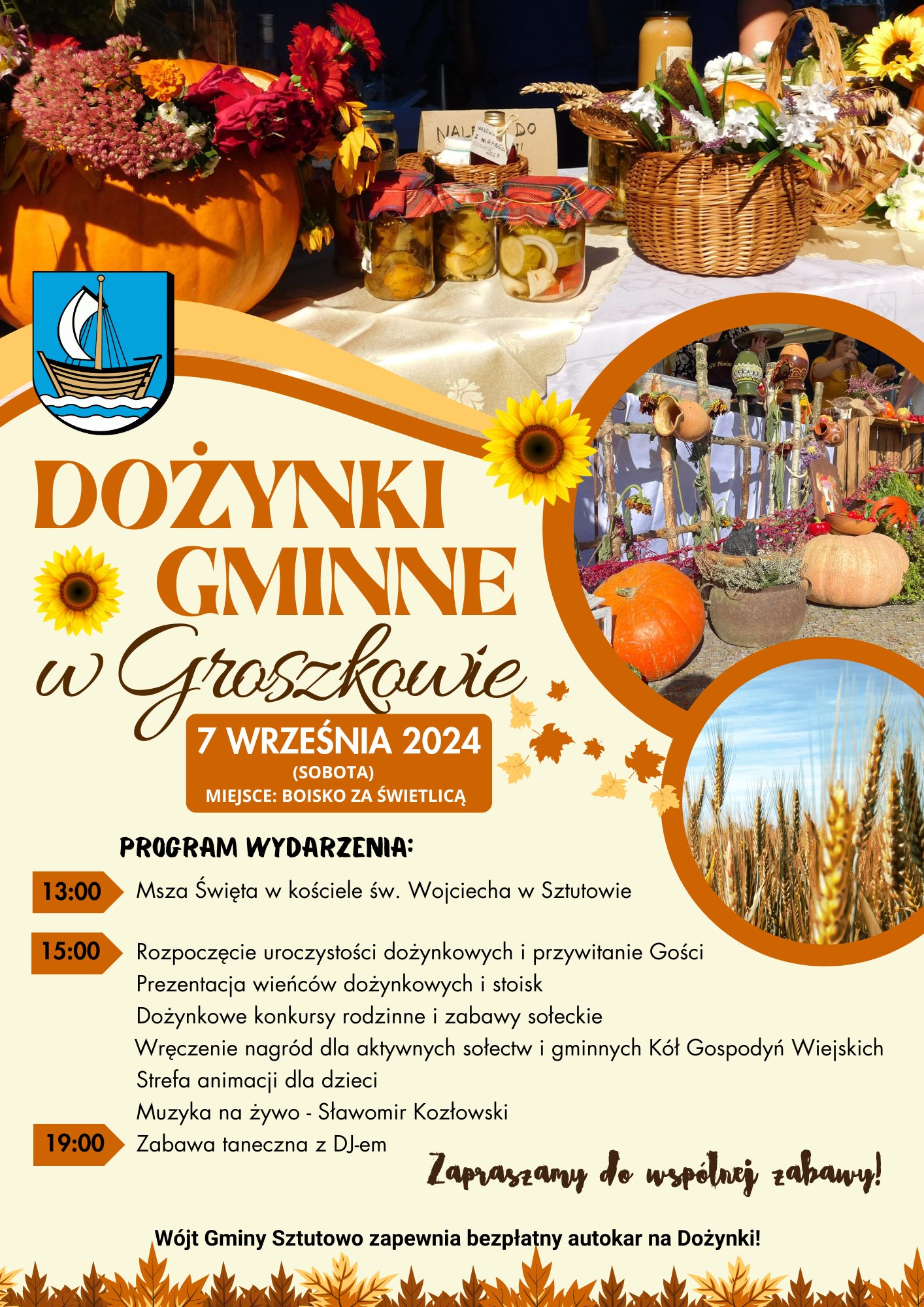 dozynki gminne w groszkowie 2024