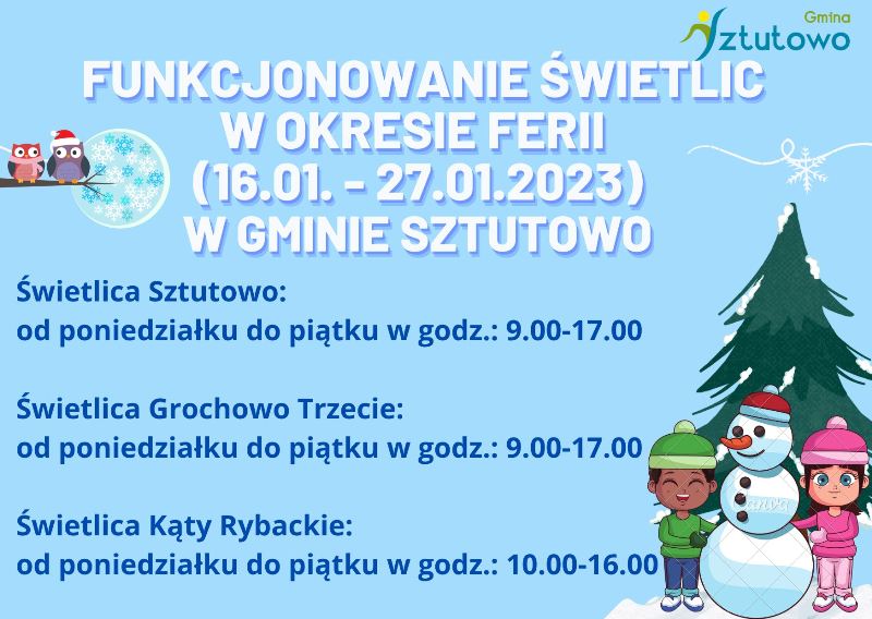 ferie sztutowo swietlice