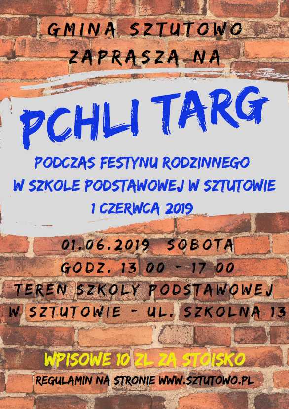 pchli targ sztutowo