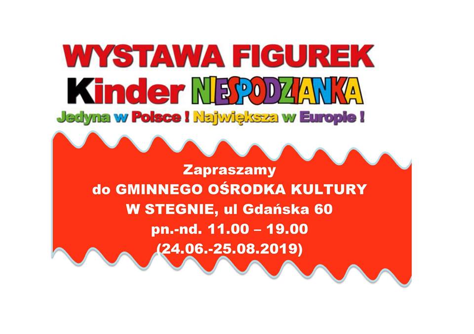 wystawa kinder niespodzianki stegna