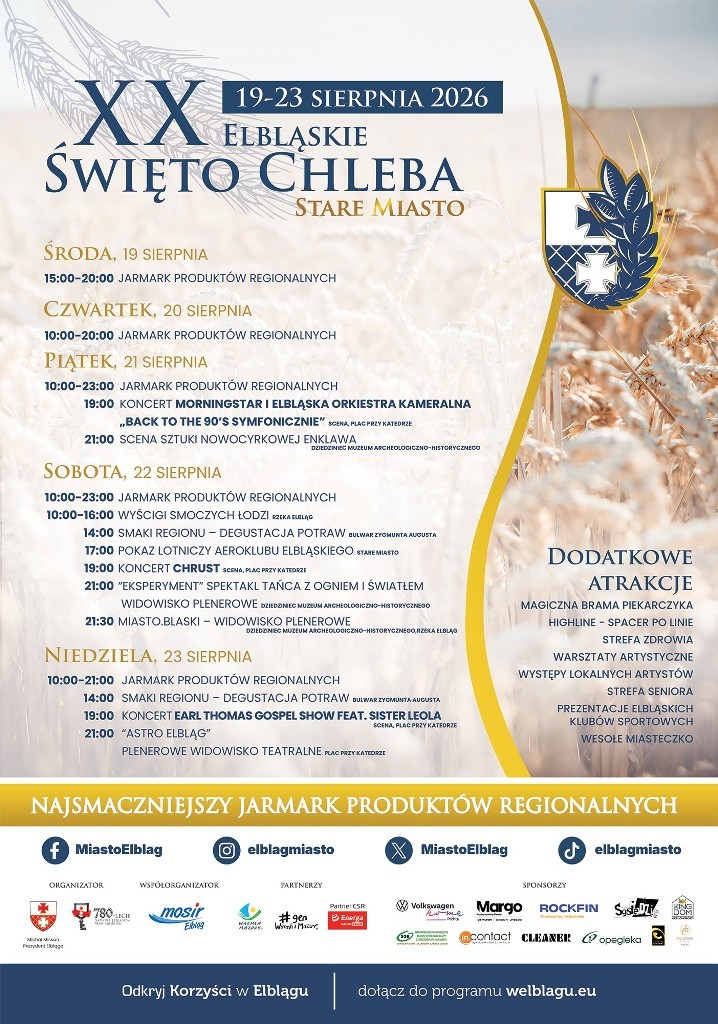 xx elblaskie swieto chleba 2026