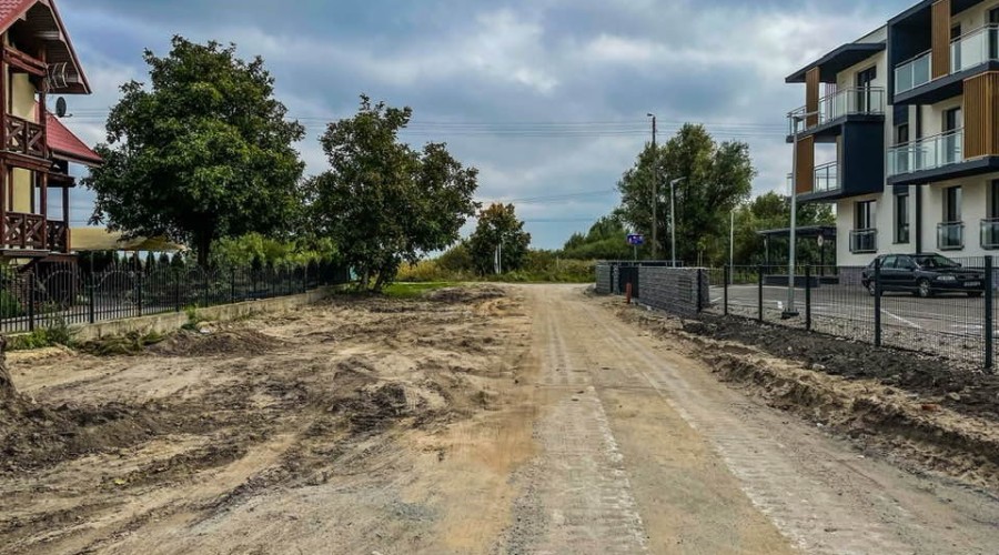 Przebudowa ul. Bursztynowa  Kąty rybackie (3)