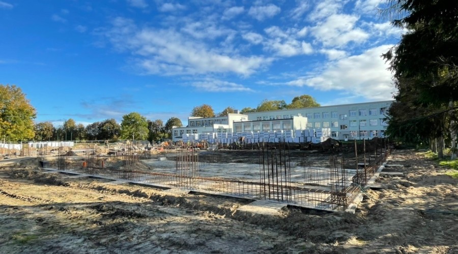 budowa hali drewnica