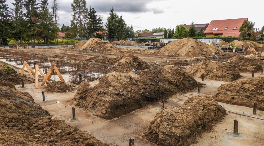 budowa hali drewnica