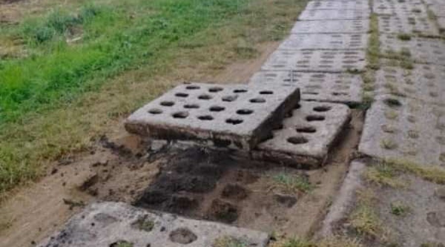 stobiec chełmek zniszczona droga10