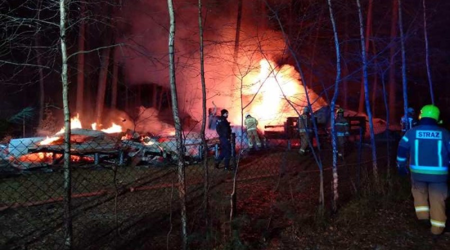 pozar osrodka stegna