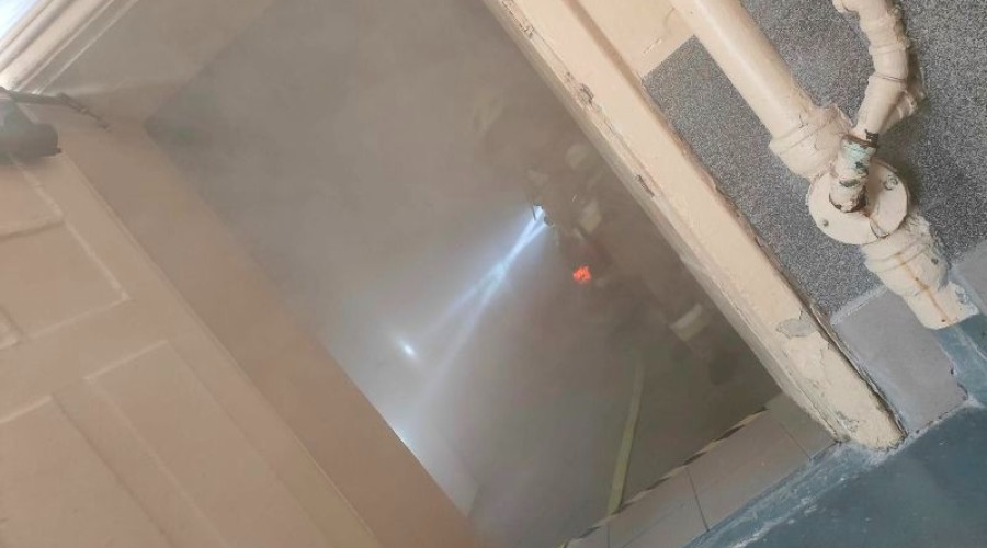 cwiczenia strazaków szpital nowy dwor gd6