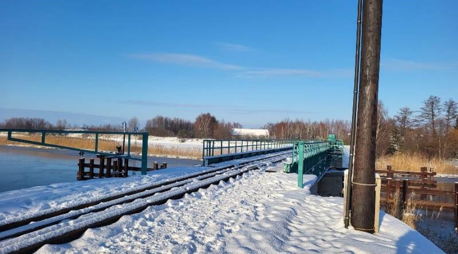 Remont zabytkowego, obrotowego mostu kolejowego w Rybinie zakończony (14)