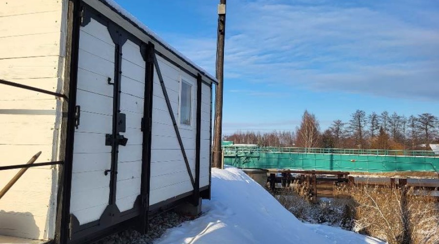 Remont zabytkowego, obrotowego mostu kolejowego w Rybinie zakończony (6)