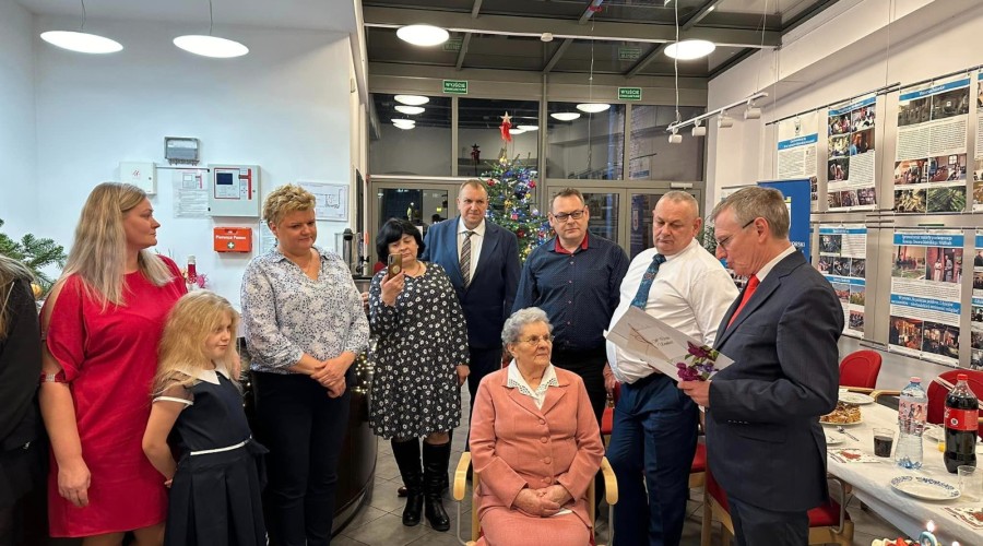 Nowy Dwór Gd. Wyjątkowe 90. Urodziny Pani Janiny Makarskiej!2