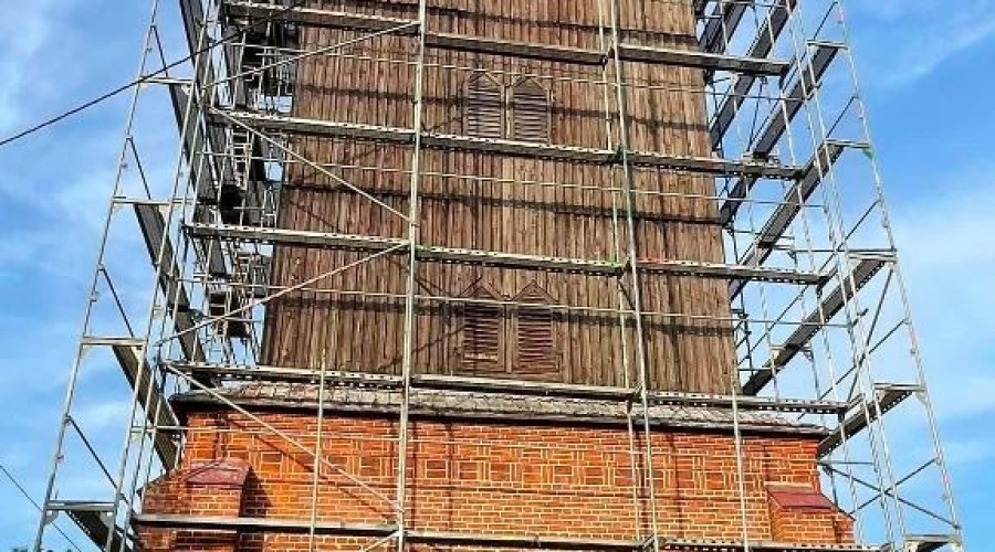 remont kościoła w Marynowach07