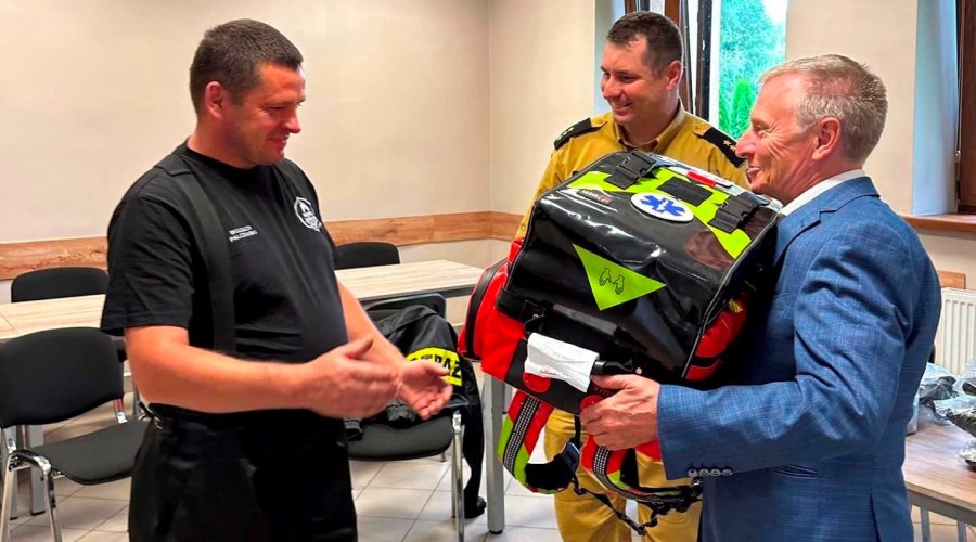 Nowy sprzęt ochronny i ratunkowy dla OSP w gminie Nowy Dwór Gdański