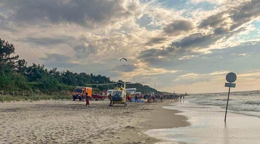 Dwie trudne akcje ratunkowe w Krynicy Morskiej. (1)