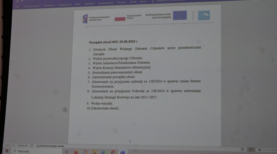  Nadzwyczajne Walne Zebranie Stowarzyszenia LGR Rybacka Brać Mierzei (5)