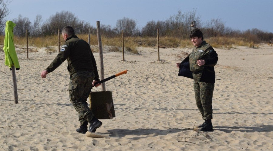 mewia łacha sprzatanie mikoszewo0144