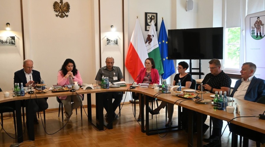 Spotkanie władz samorządowych w Starostwie (1)