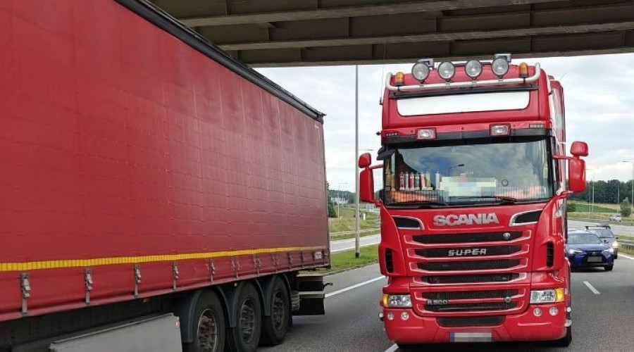 pijany kierowca tira (4)