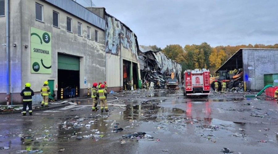 pozar sortowni  elbląg (1)