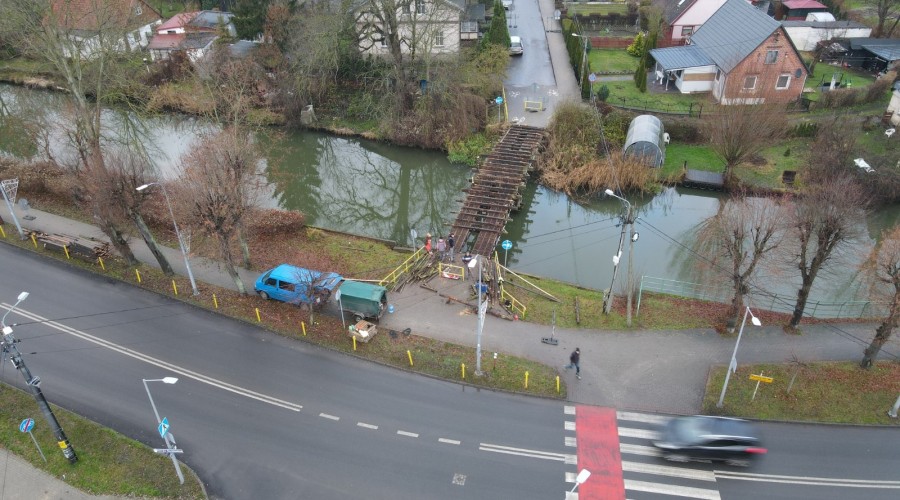 kładka Chrobrego-Sienkiewicza, Nowy Dwór Gdański (1)