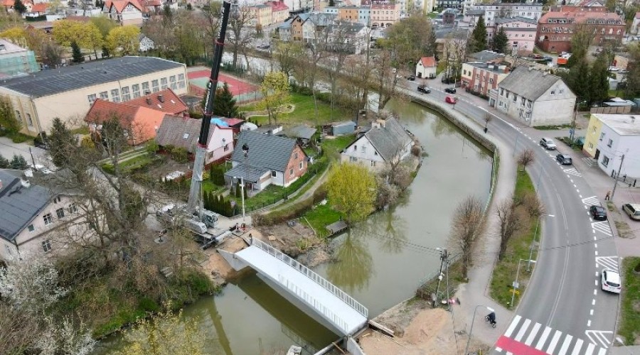 Nowy Dwór Gdański Remont kładki nad tugą  (4)