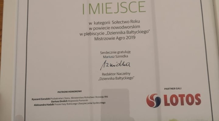 Mikoszewo Sołectwem Roku (2)