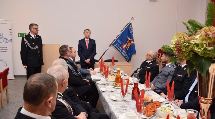 Wigilia strażaków ochotników z powiatu nowodworskiego (1)