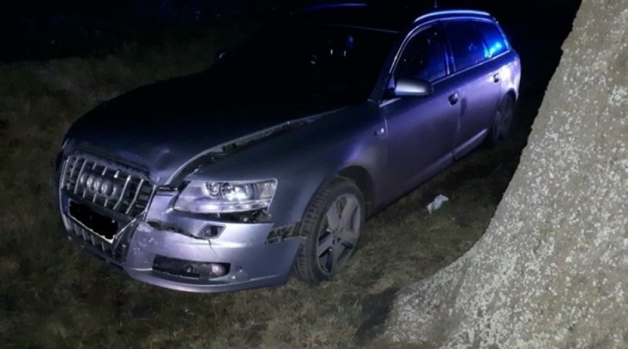  karambol z udziałem czterech samochodów  na drodze j nr 55  (5)