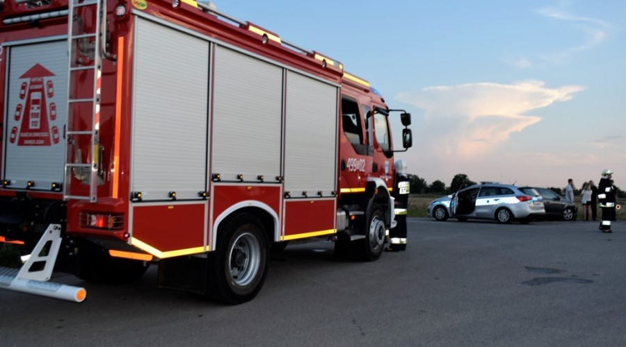 zderzenie czołowe Kmiecin (2)