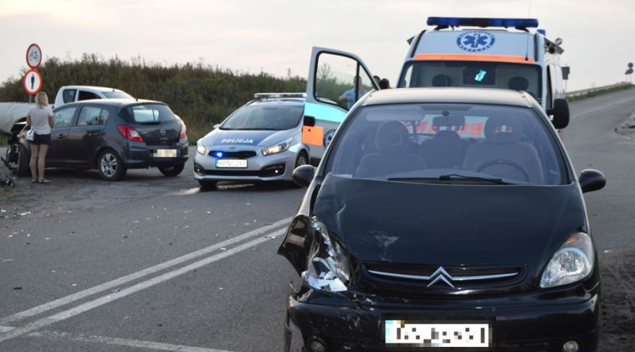 zderzenie czołowe Kmiecin (7)