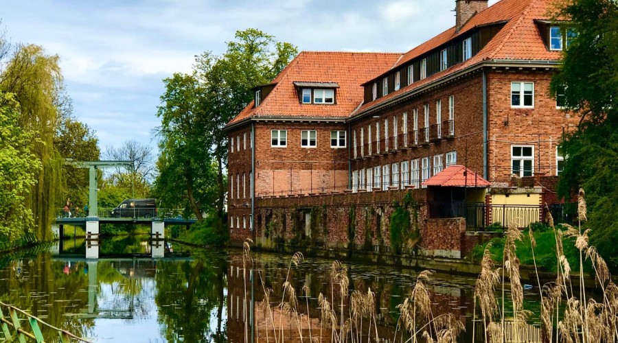 Nowy Dwór Gdański. Nowa kładka nad Tugą (25)
