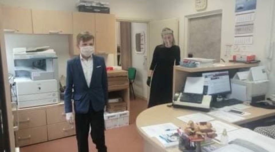 ośmioklasiści egzaminy 2020 Drewnica (10)