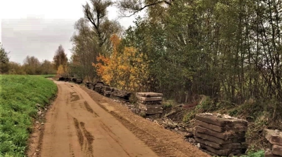 budowa scieżki rowerowej. Gmina Stegna