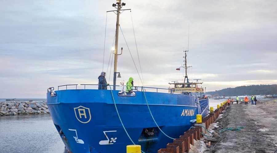 przekop mierzei wiślanej transport kamienia03
