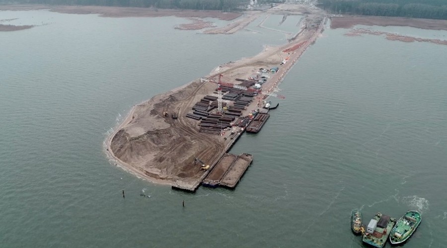 przekop mierzei styczeń 202107