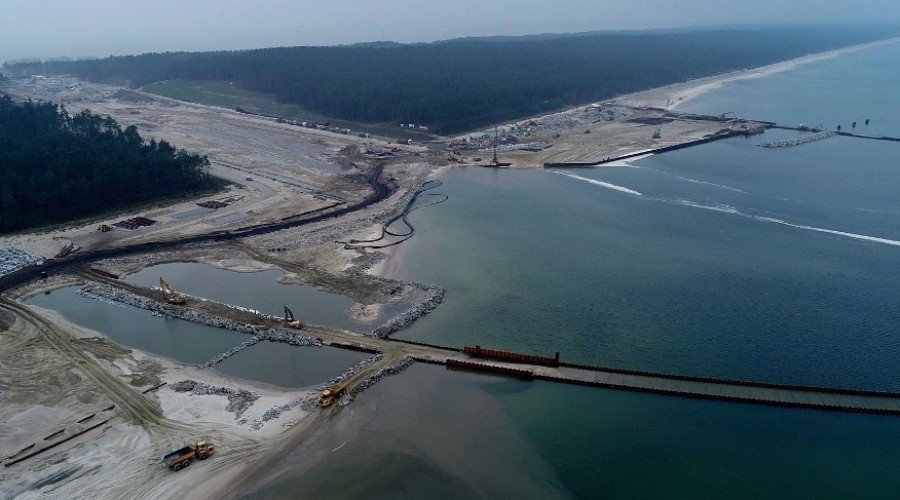 przekop mierzei styczeń 202109