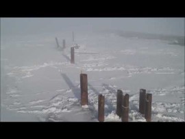 Wyspa Estyjska w lodowych okowach.