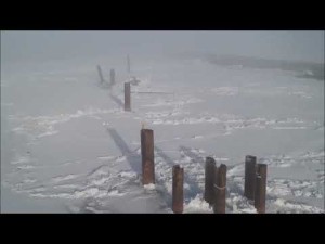 Wyspa Estyjska w lodowych okowach.