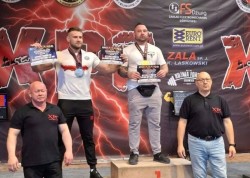 Nowodworski policjant asp. Paweł Marczak podwójnym mistrzem Europy i mistrzem Polski służb mundurowych w wyciskaniu sztangi leżąc