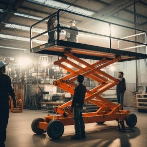 Jak wybrać podnośnik nożycowy elektryczny do pracy w hali magazynowej?