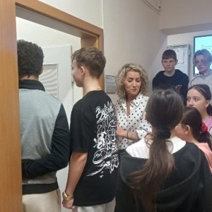 Wizyta uczniów klas 7 i 8 w Urzędzie Miasta Krynica Morska