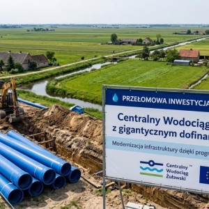 Przełomowa inwestycja w „wodę”!. Centralny Wodociąg Żuławski z gigantycznym dofinansowaniem!