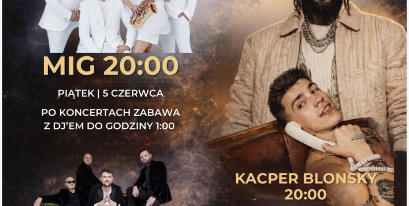 Dni Nowego Dworu Gdańskiego 2026. MIG, DEFIS, Kacper Błoński i Malik Montana wystąpią na miejskiej scenie