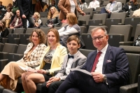 Nagrodzony przez Kuratorium Oświaty w Gdańsku i Starostę Nowodworskiego uczeń z Jantara Michał Siwa.