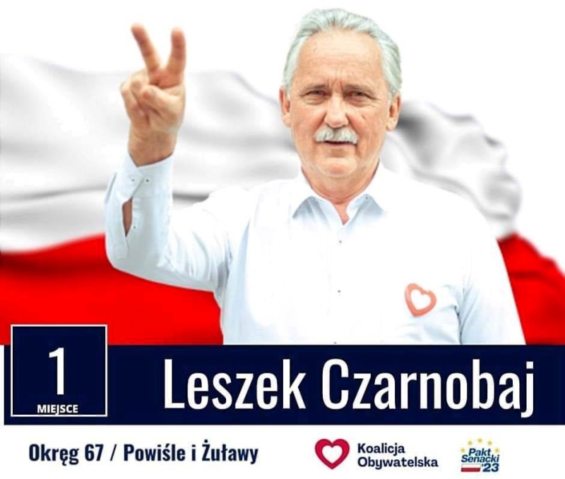 Leszek Czarnobaj. Kandydat do Senatu z okręgu 67