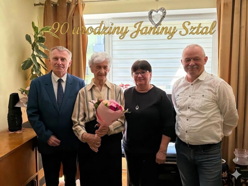 Nowy Dwór Gd. 90 lat życia pełnego oddania i miłości – wyjątkowy jubileusz pani Janiny Sztal