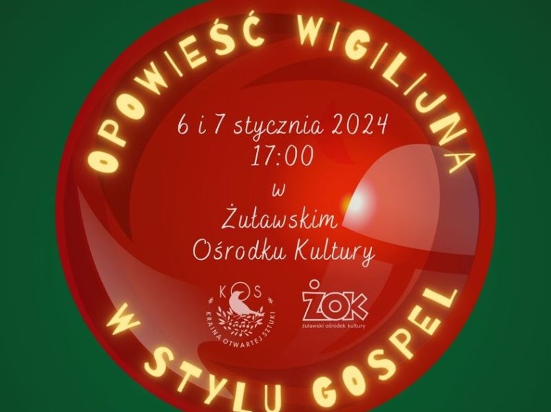 Opowieść Wigilijna w stylu Gospel na scenie Żuławski Ośrodek Kultury