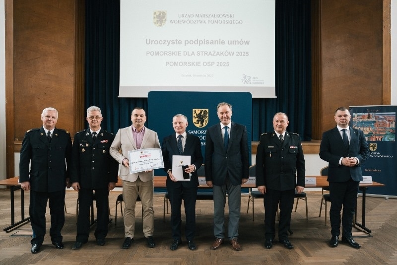 Nowy sprzęt dla strażaków ochotników – gmina pozyskała środki z programu &quot;Pomorskie OSP 2025&quot;