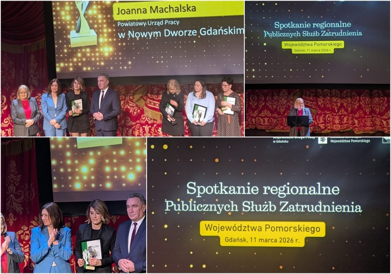 Pomorscy pracownicy urzędów pracy wyróżnieni tytułem Profesjonalisty Roku 2025.